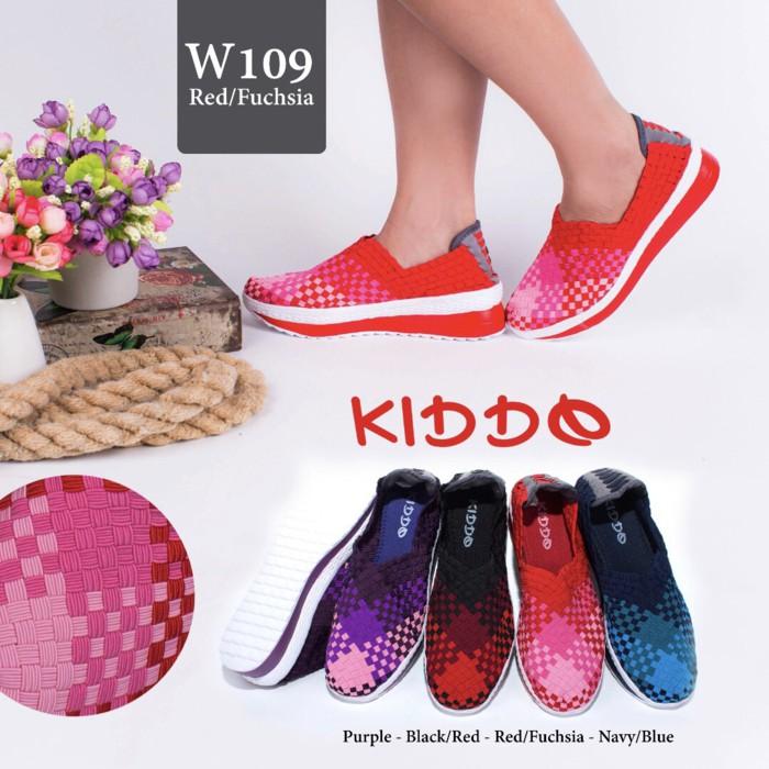 Promo Sepatu Rajut Anyaman Lulia Cynthia Kiddo Wedges 109 Gratis Ongkir
