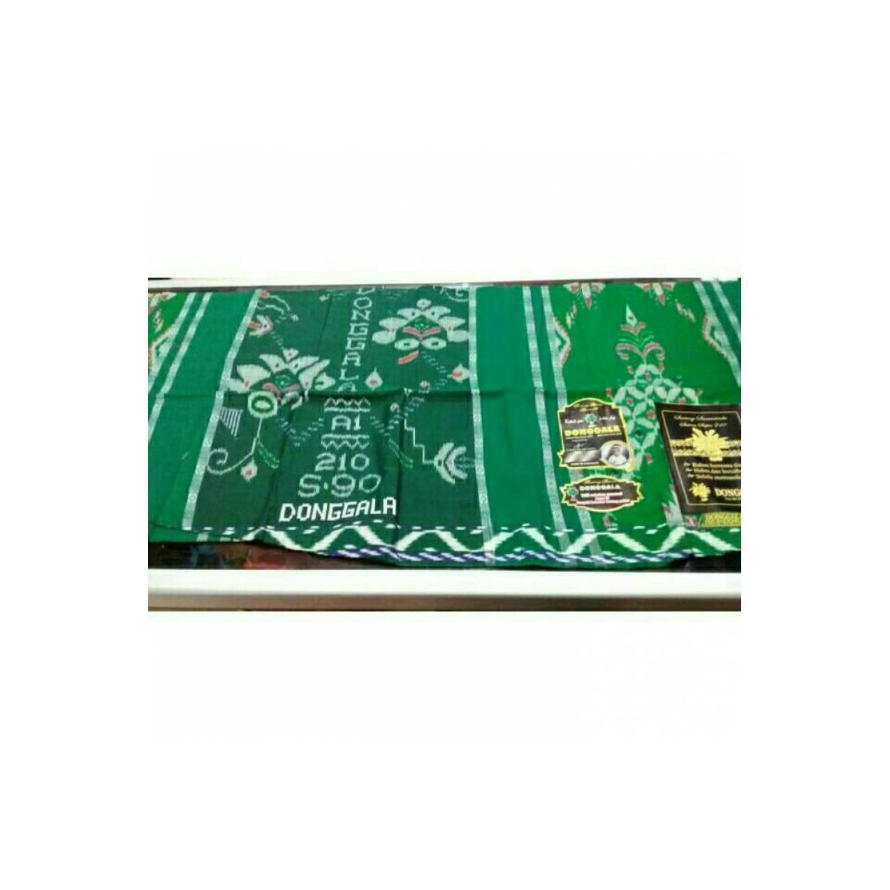 sarung donggala s.90 songket hijau