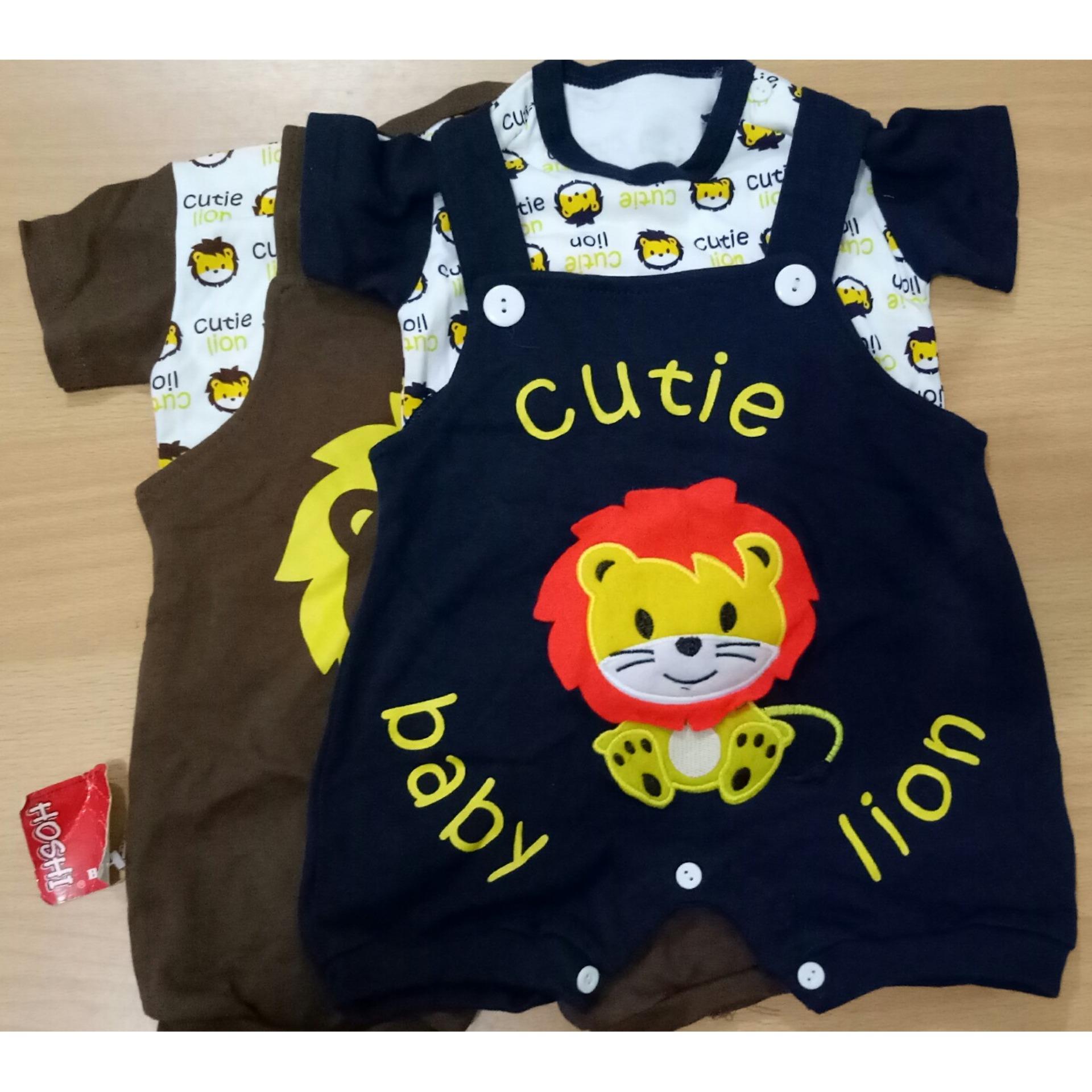 Baju Bayi Jumper/Baju Kodok Karakter Cutie Baby Lion