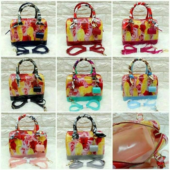 Best Seller!! Tas Furla Jelly Flower Semi Ori # - ready stock