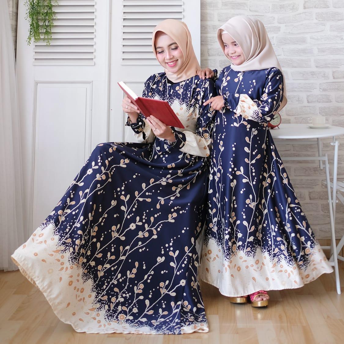 yuna-syari ibu anak syar'i busui couple syari maxmara balodior hijab muslimah ibu anak baju gamis pasangan dalila