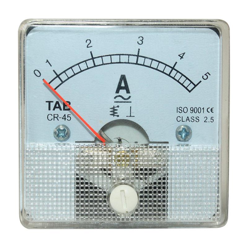 EELIC PAM-CR45 -A5-1 Panel AC/DC Ampere Meter Analog Program CR 45 Standart Internasional Dengan Class Standart 2.5 PANEL METER BERKUALITAS TINGGI