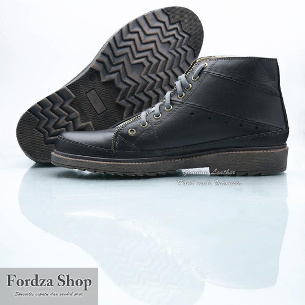 Sepatu Boot BOOTS Pria/ Boot Kulit Asli PREMIUM/ Sepatu Boot Casual bukan Kickers, Dr Martin, Caterpillar 003HT di lapak Fordza Shop kamslay