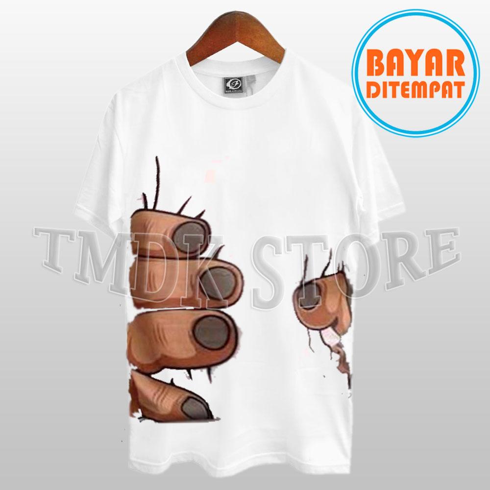 TMDK Fashion - Baju Kaos Pria Fashion Distro 100% Soft Cotton Combed T-Shirt Gambar Kartun Kekinian Sablon Plastisol Atasan Pria Wanita Katun combet kombed kombet Lembut Tidak Panas Adem Simple Keren Casual Sport Halus Baju Cowo Cewe Pakaian Distro –