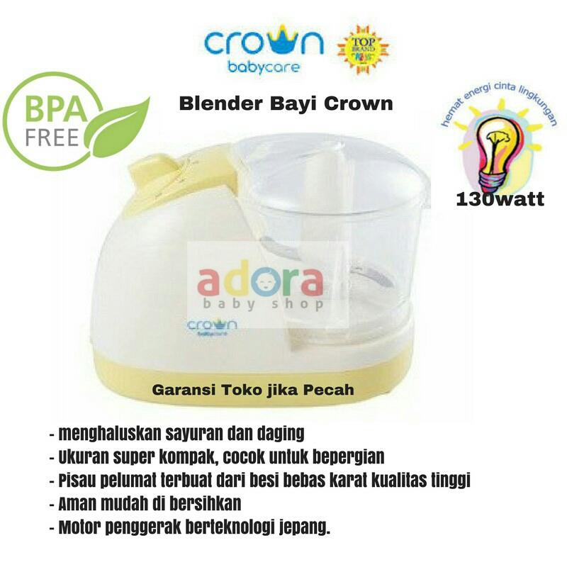 Crown Blender Makanan Bayi EasyBlend Multi Mini Chopper