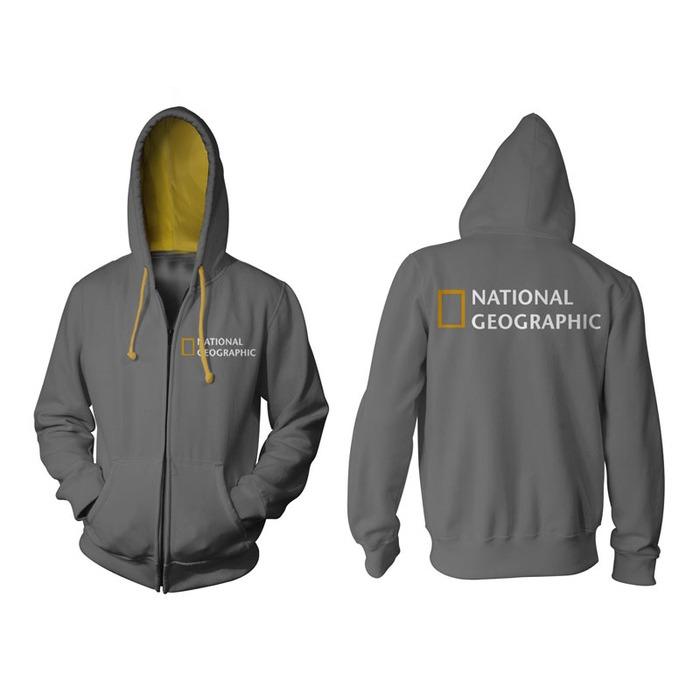Sumber Plastik - JAKET HOODIE ZIPPER NAT GEO NATIONAL GEOGRAPHIC CHANNEL KEREN TERBARU