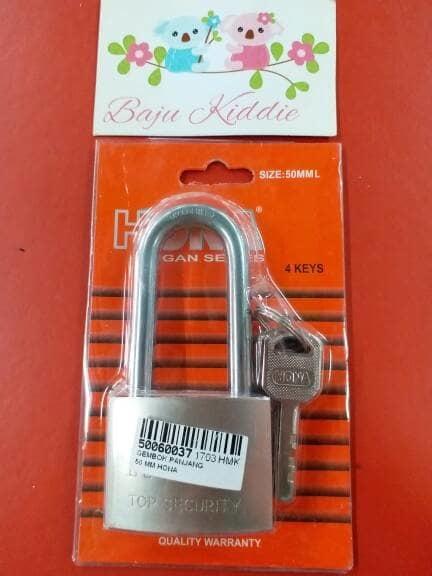 BEST SELLER!!! GEMBOK PANJANG 50 MM (MJS) LEHER KUNCI KOMPUTER PENGAMAN MOTOR PINTU - Uy4tnF