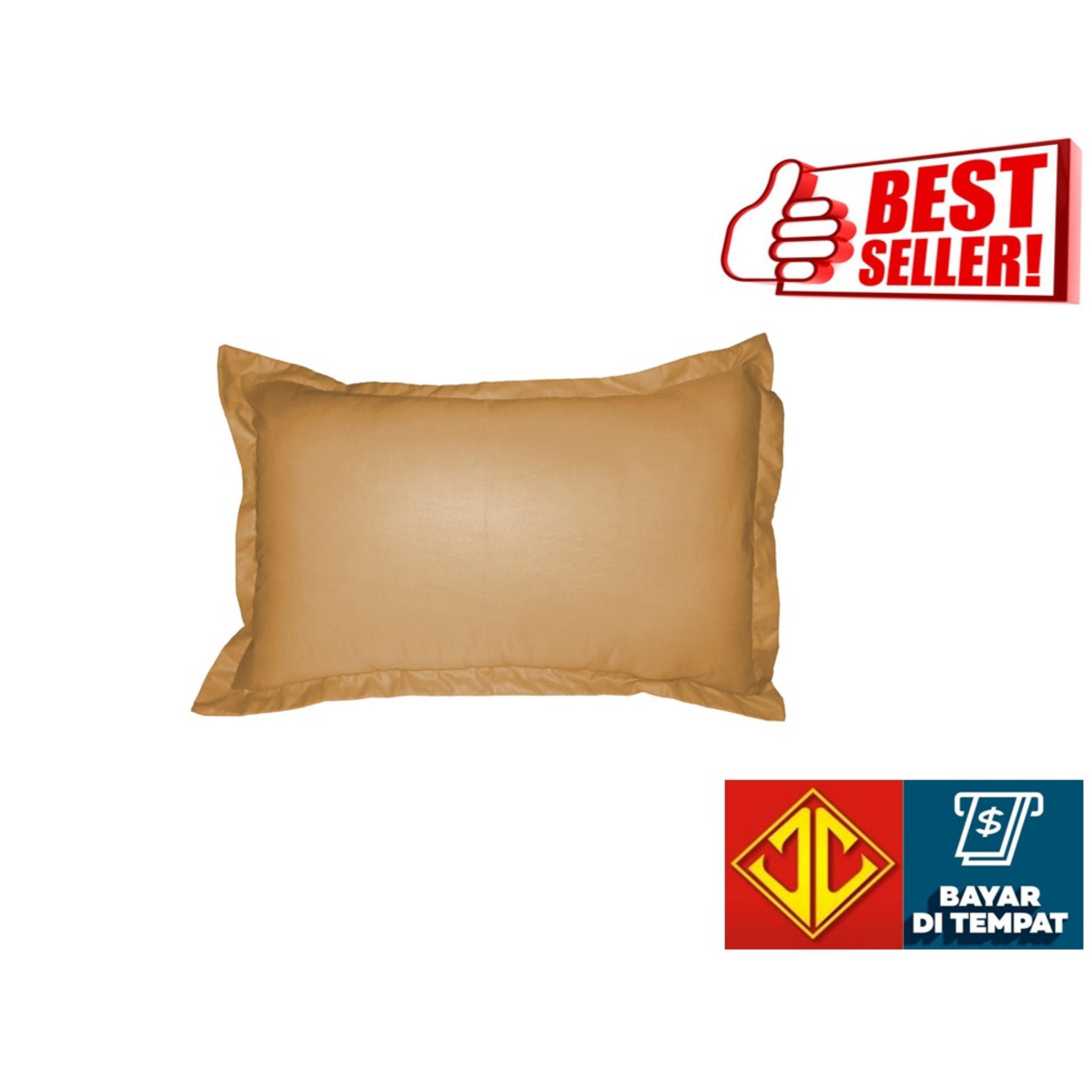 Sarung Bantal Bahan Katun Polos Model Pigura