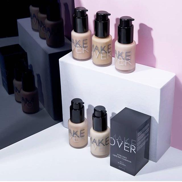 Make Over Ultra Liquid Matt Foundation Variasi 04. Amber rose