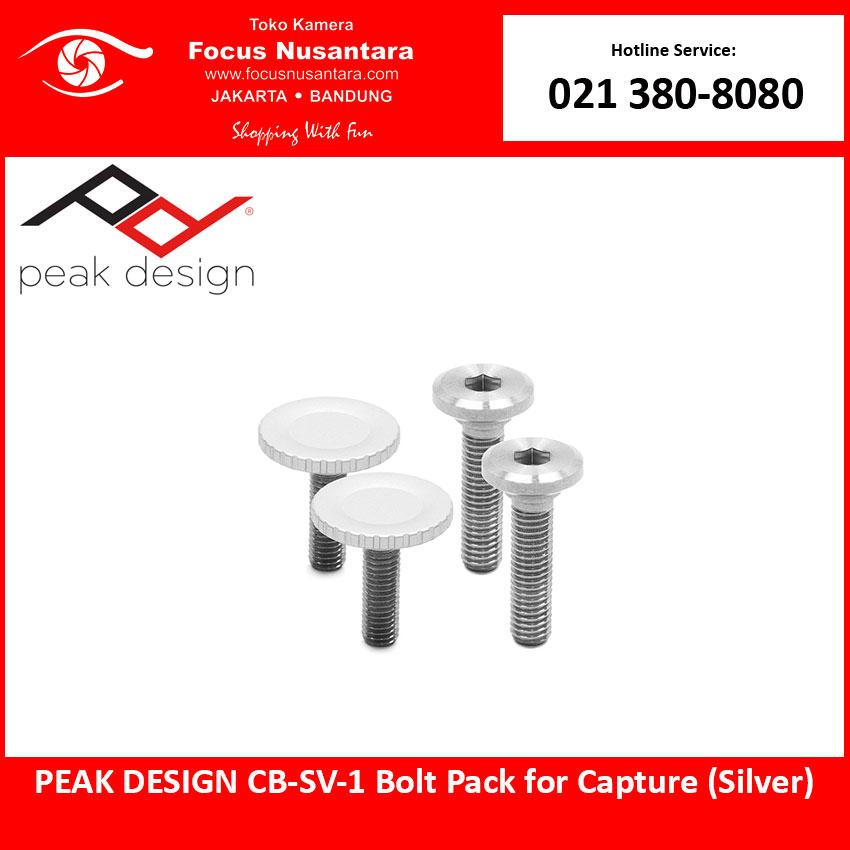PEAK DESIGN CB-SV-1 Bolt Pack for Capture (Silver)