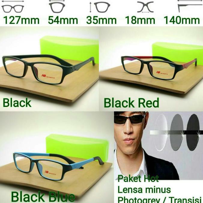 FRAME KACAMATA MINUS KACAMATA LENSA PHOTOCHROMIC PHOTOGREY - HJDF