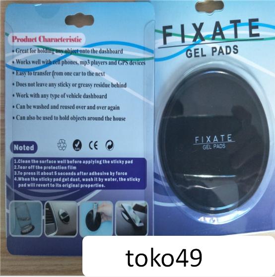 Fixate Gel Pads / Perekat kuat Serbaguna untuk GPS hp mobil dll HCR060