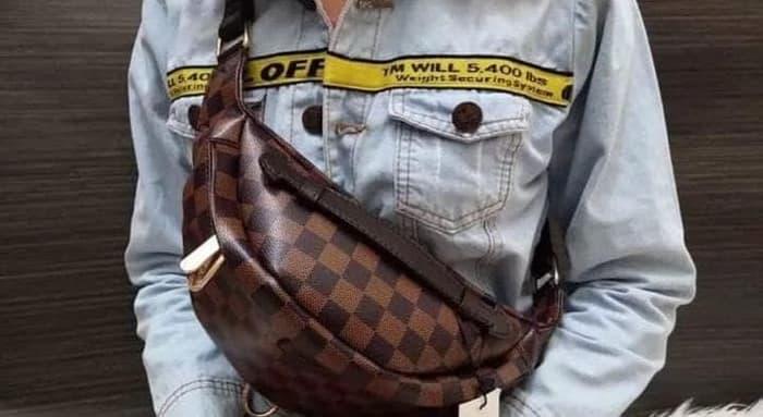 BEST SELLER!!! Tas wanita waist bag Import Louis Vuitton Bumbag - Monogram - nF621J