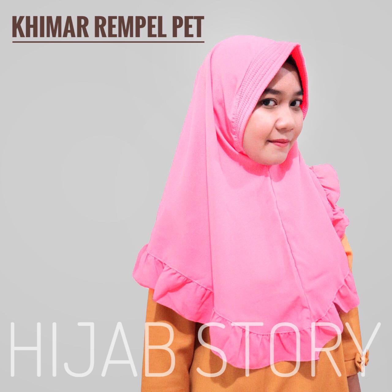 HIJAB STORY KERUDUNG INSTAN Rempel Pet Khimar jilbab wolfis HIJAB kerudung rempel INSTANT