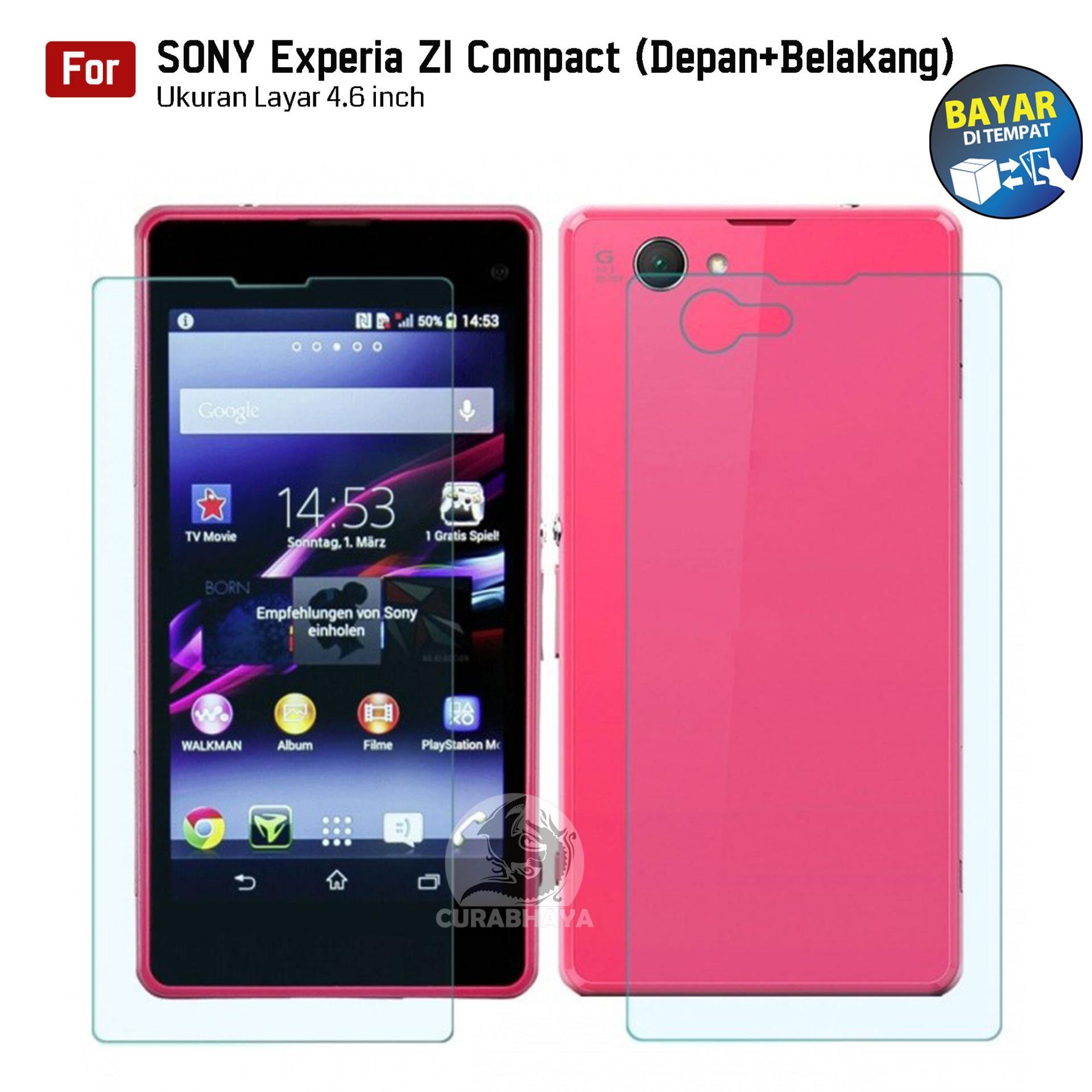 Kong Tempered Glass Sony Xperia Experia Z1 Compact (Depan+Belakang) / Mini /