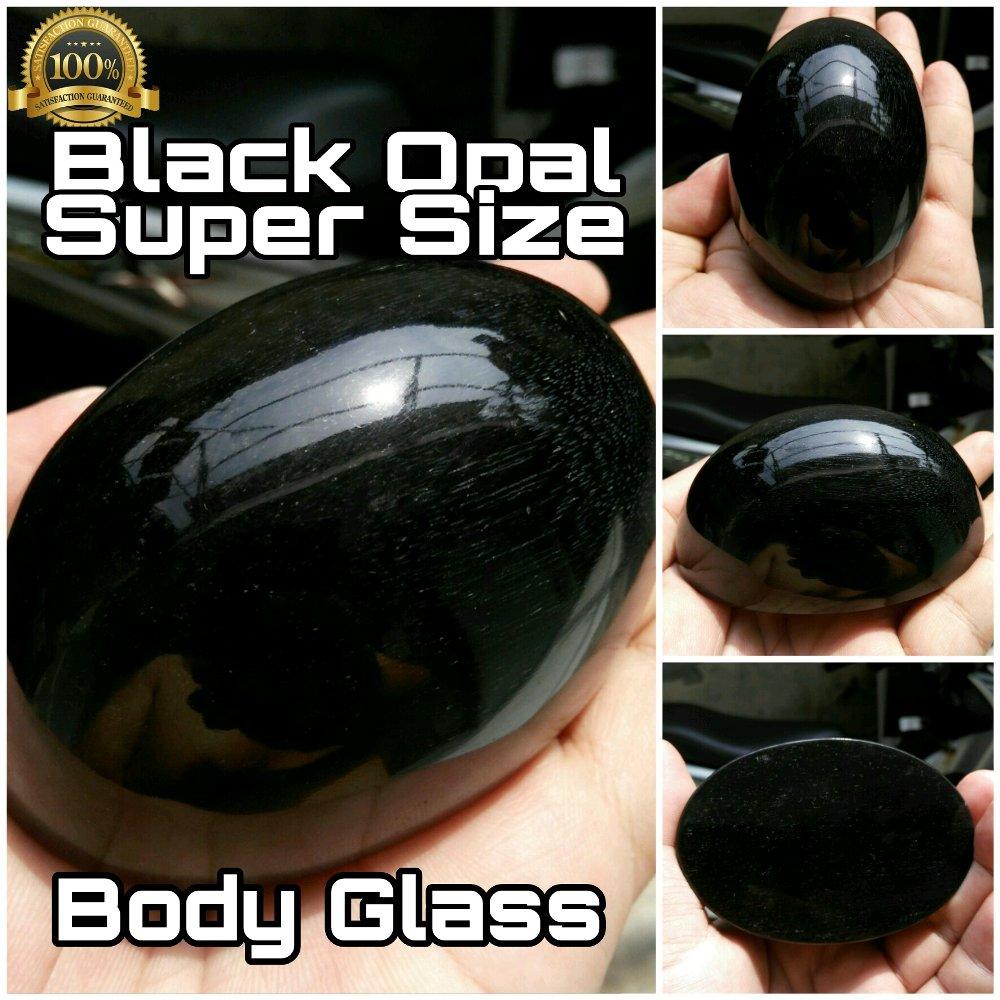 Promo Murah Liontin Black Opal Fosil Kayu Jumbo 01 By Central Gemstone Shop.