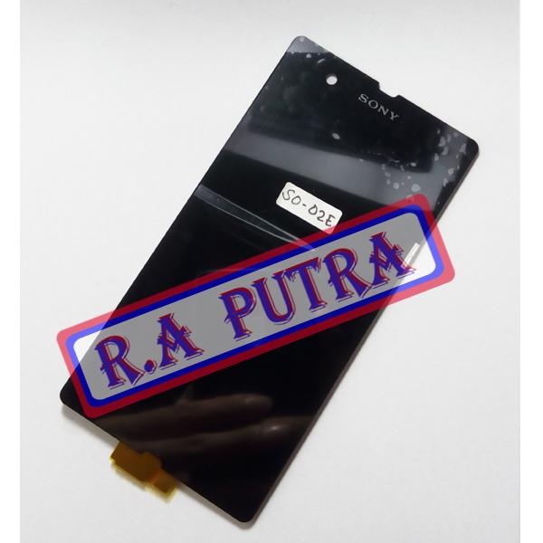 LCD SONY XPERIA Z DOCOMO SO-02E SO02E LCD TOUCHSCREEN LAYAR SENTUH ORIGINAL FULLSET
