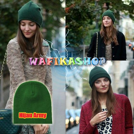 Topi Kupluk Beanie Rajut Polos Warna Warni Dewasa, Tebal Halus, Best Quality