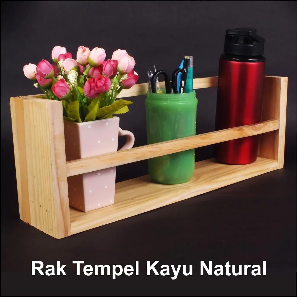 Bindow Furniture - Rak Dinding Kayu Rak Dinding Gantung Minimalis Rak Gantung