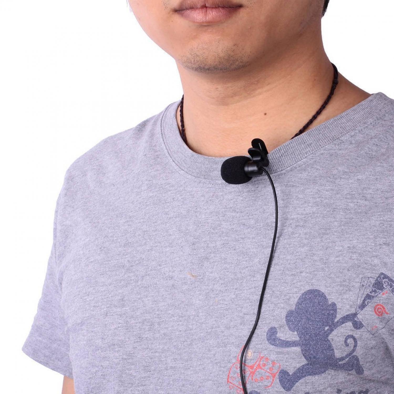 Lazpedia Mikrofon Jepit 3.5mm Audio Jack Untuk Smartphone Laptop Tablet PC / Microphone with Clip / Mikrofon HP Wawancara Talk Show / Mikrofon Klip / Mikrofon Sembunyi / Mikrofon Smule / Mikrofon Rahasia