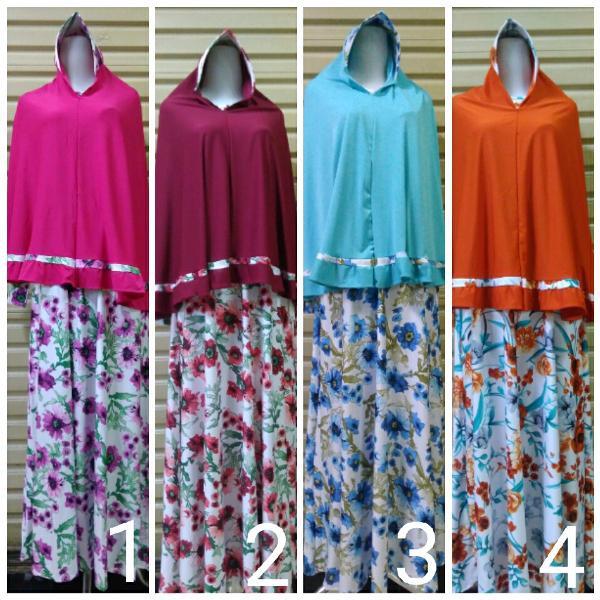 Promo Hari Ini BEST SELLER Gamis Syari Jersey Wanita Jumbo Muslimah Ika Fashion Tanah Abang Murah