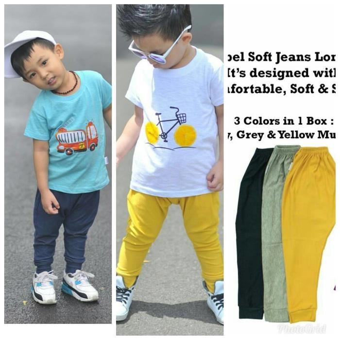 Kazel Jobel Soft Jeans Long Pants Grey Edition