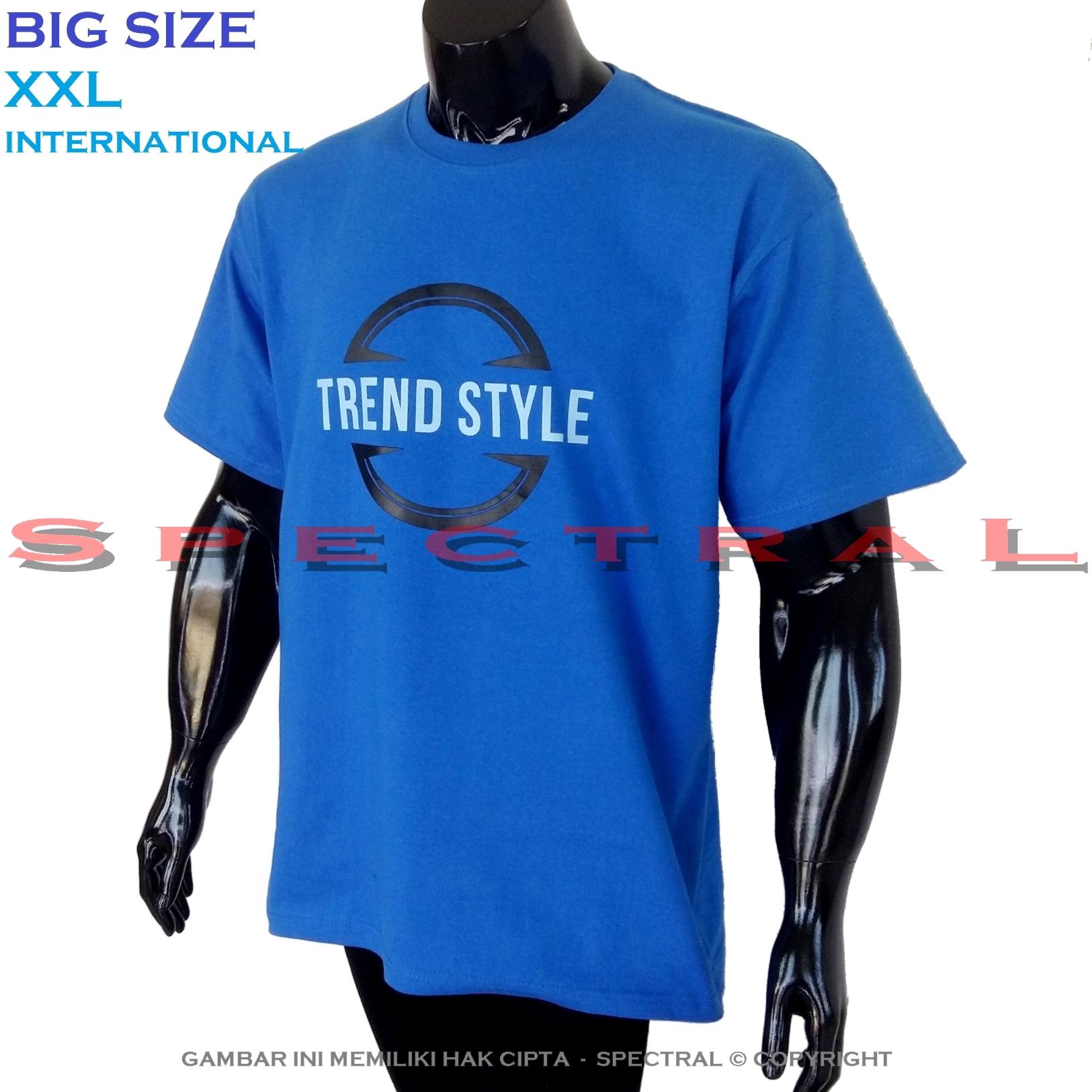 Spectral – BIG SIZE XXL INTERNATIONAL Bapak Orang Tua Gemuk 100% Soft Cotton Combed Kaos Distro Jumbo BIGSIZE T-Shirt Fashion Ukuran Besar Polos Celana Atasan Pria Wanita Katun Gendut Lengan Simple Sport Casual 2L 2XL Baju Cowo Cewe Pakaian Terbaru TREND