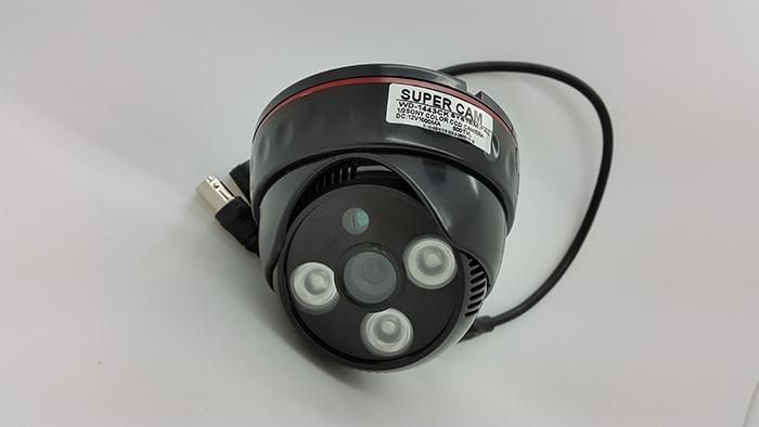 Original Camera CCTV Supercam PS-1443 HD 800TVL 3 IR Array LED ( Black )