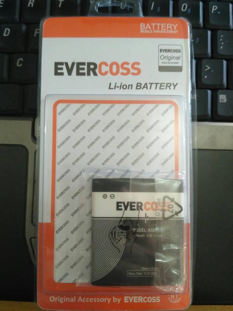 baterai batere batre evercross A5B original 99% Genzatronik