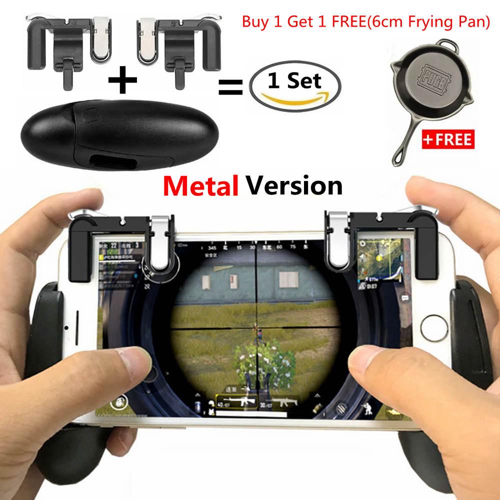 1Set Newest Version PUBG ROS Eat Chicken Games Shortcut Key Joystick L1R1 Shooter Controller PUBG Joysticks