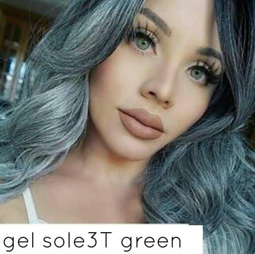Softlens / Acessoris Softlens Softlens Gel Sole 3t Green Promo