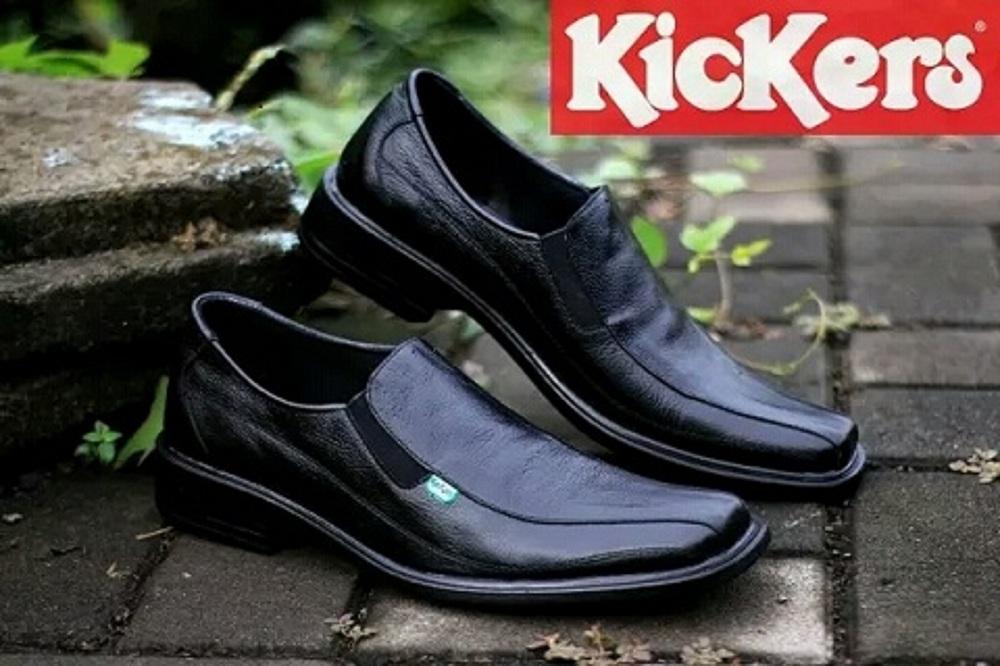 Kickers-Sepatu Kickers Pria Pantofel Kickers Pria Kulit Sapi Asli Formal Kerja Resmi Sekolah Kantoran Bahan Kulit Sapi Asli 100%