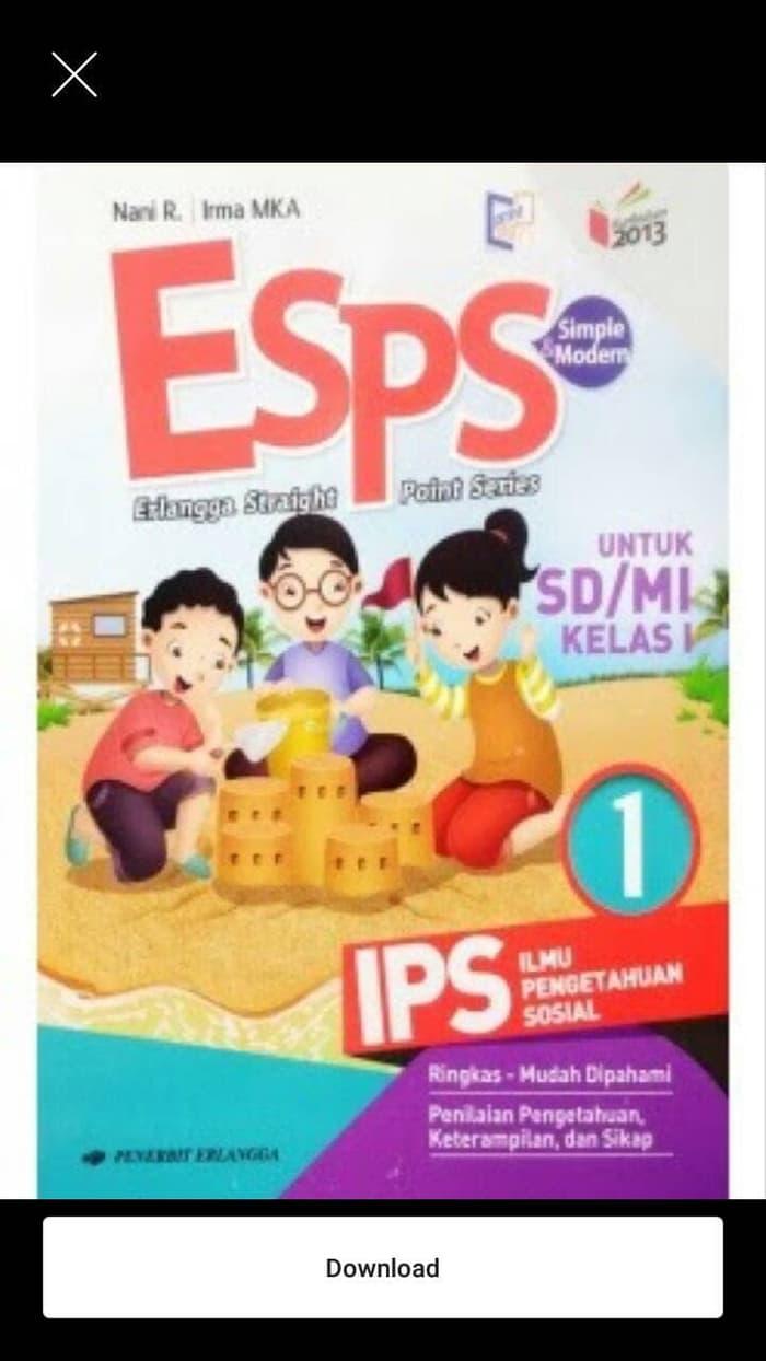 Hot Item!! Esps Ips Kls 1 Sd Erlangga 2013 - ready stock