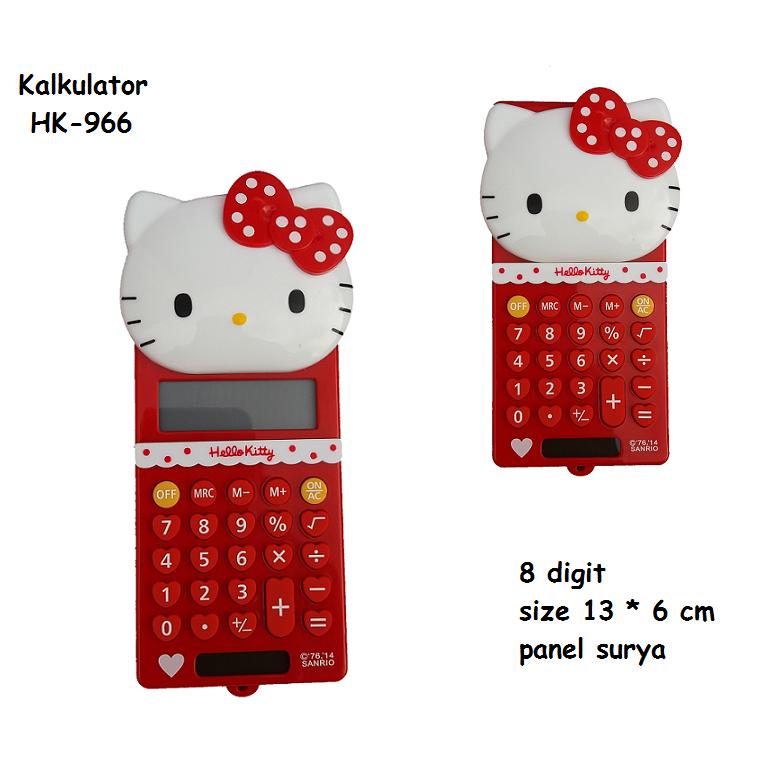 Hello Kitty Karakter Kalkulator Mini HK-966