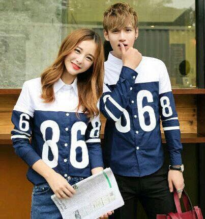 Fashion Story - Kemeja Couple 86 / Kemeja Pasangan / Kemeja Couple Korea / Model Terbaru