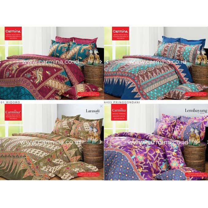 SPREI BATIK MODERN KHAS INDONESIA CARMINA UK KING/QUEEN HARGA PROMO - JDOAIHTG