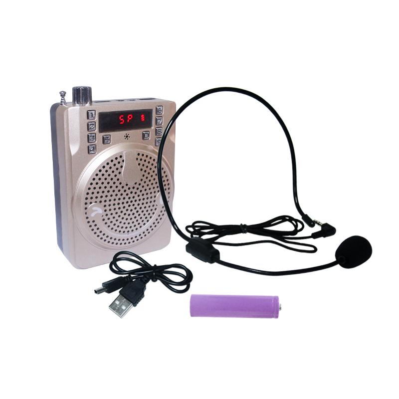 EELIC SPR-F558A SPEAKER MEGAPHONE PORTABLE SPEAKER RADIO MINI MICROPON AKUSTIK SPEAKER NYARING PEMUTAR AUDIO MP3 SPEAKER KARAOKE DENGAN MODUL MP3/USB/TF CARD/RADIO FM/AUX IN DAN TERDAPAT LUBANG MIC YANG DAPAT DIGUNAKAN SEBAGAI SAMBUNGAN MIC (KARAOKE)