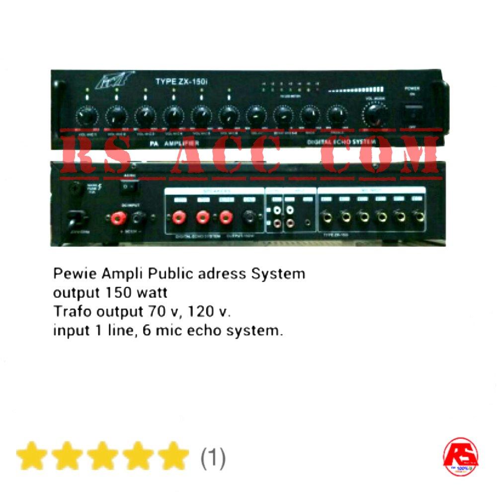 Power Amplifier Corong Pewie Zx 150 I (150 Watt)