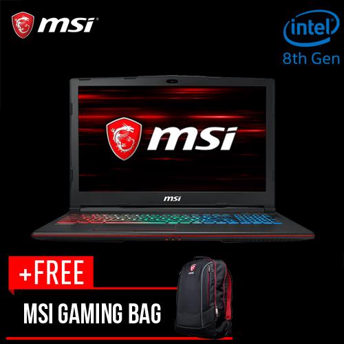 MSI GP63 Leopard 8RE-419ID - Ci7-8750H - 8GB - 128GB - 1TB - GTX1060 - 15.6