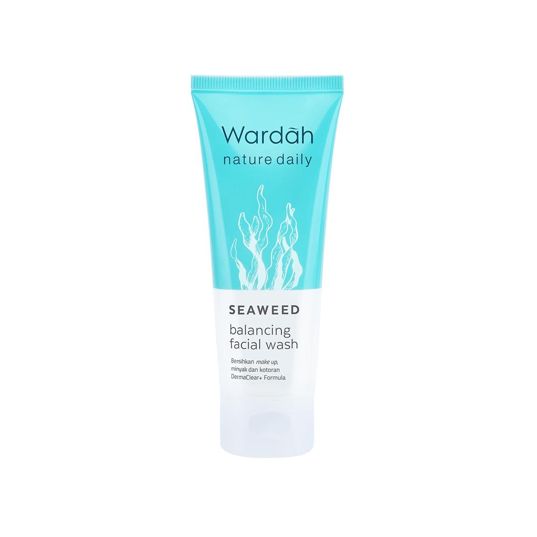 Wardah Nature Daily Seaweed Balancing Facial Wash 60ml