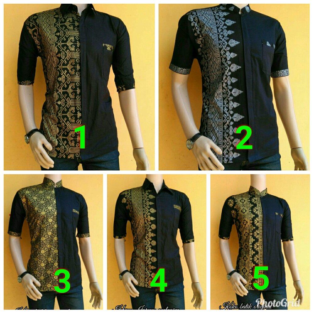 kemeja batik pria - baju koko batik exclusive di lapak BATIK MURAH JAYA aisyah_isa546