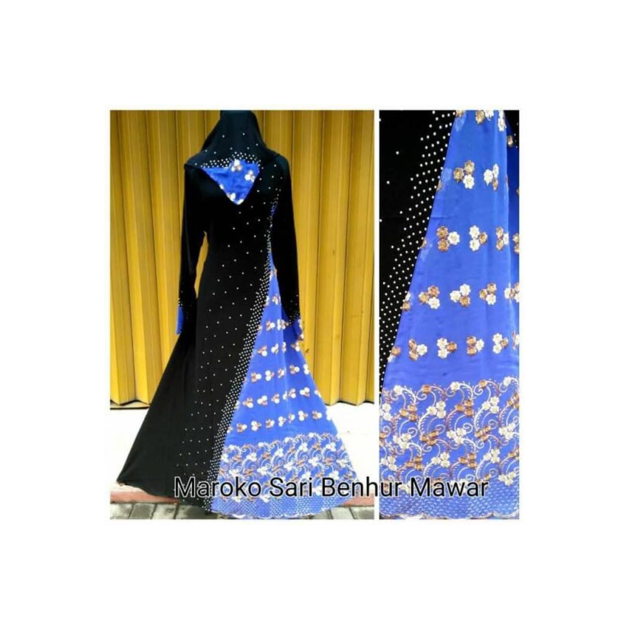 Gamis Abaya Maroko Sari India / Gamis Premium Elegan Murah