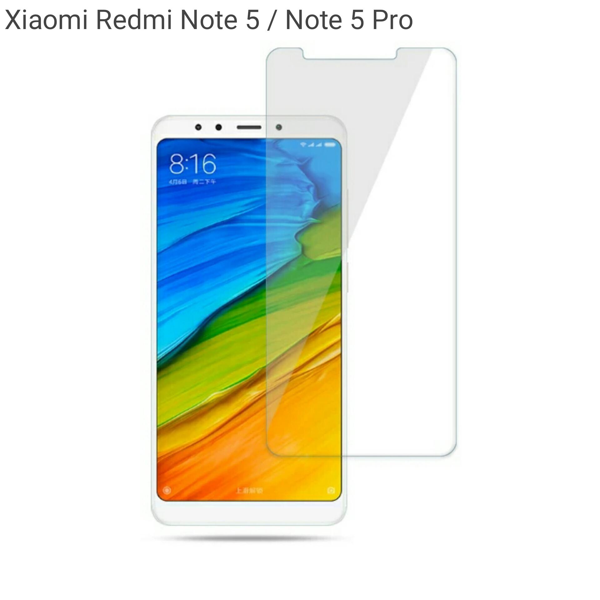 Tempered Glass Xiaomi Redmi Note 5 Pro - Premium Toughened 2.5D Flat Tempered Glass