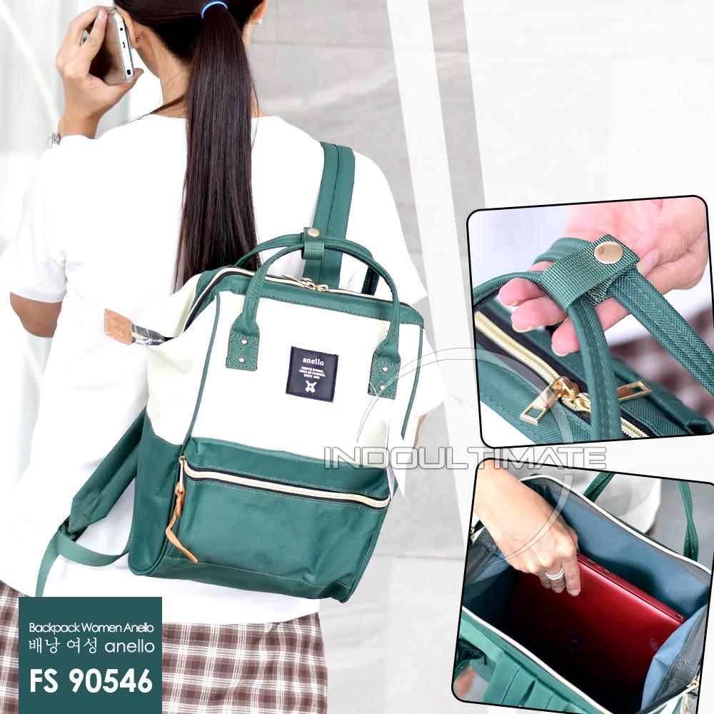 Ultimate Tas Ransel Wanita FS-90546 -Ukuran M / Tas 2in1 Cewek Backpack Korea Import Batam Murah Branded Cantik - Size M