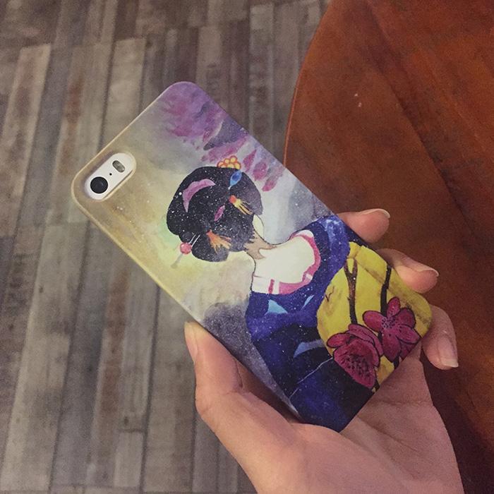 Padang Gurun Selubung Ponsel Hardcase IPhone6S PLUS Asli Jepang Siswi Lulur