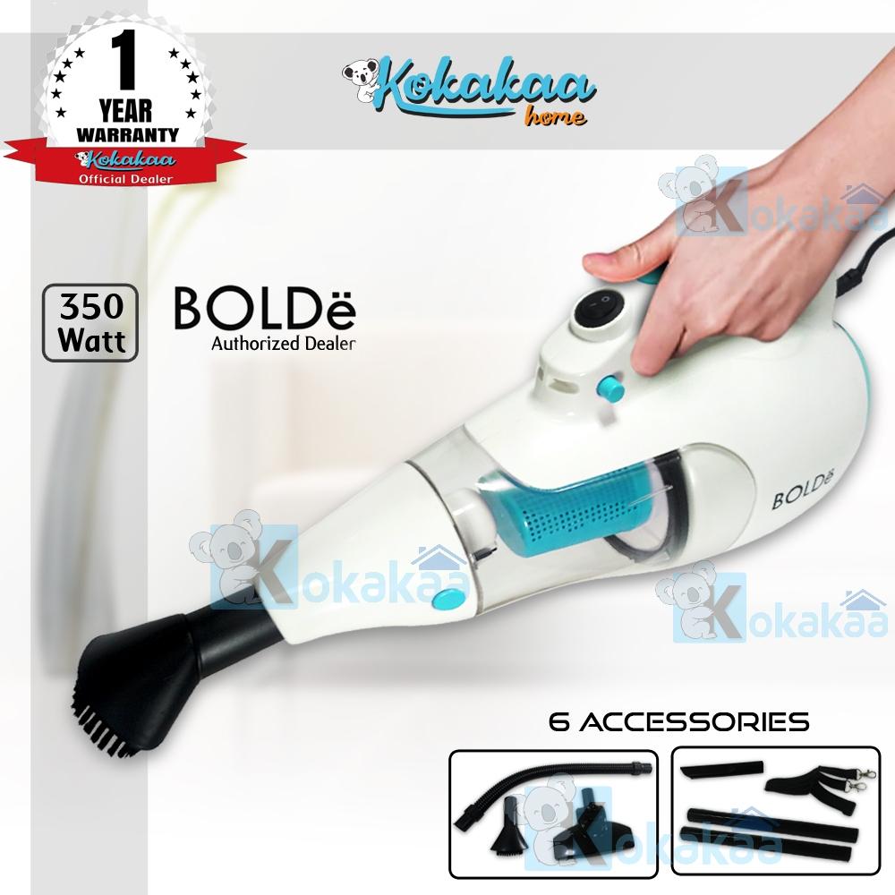 Bolde Super Hoover CYCLONE Vacuum Cleaner with Elastic Hose & Blower Bundle Vacum Cleaner - Putih-Biru