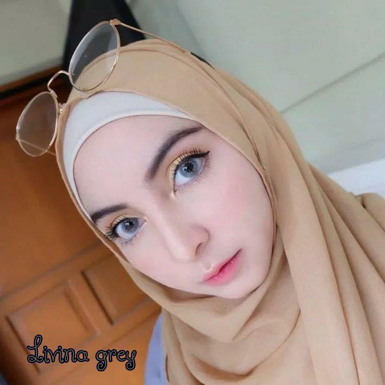 mariaty shop softlens livina grey normal only + free lenscase