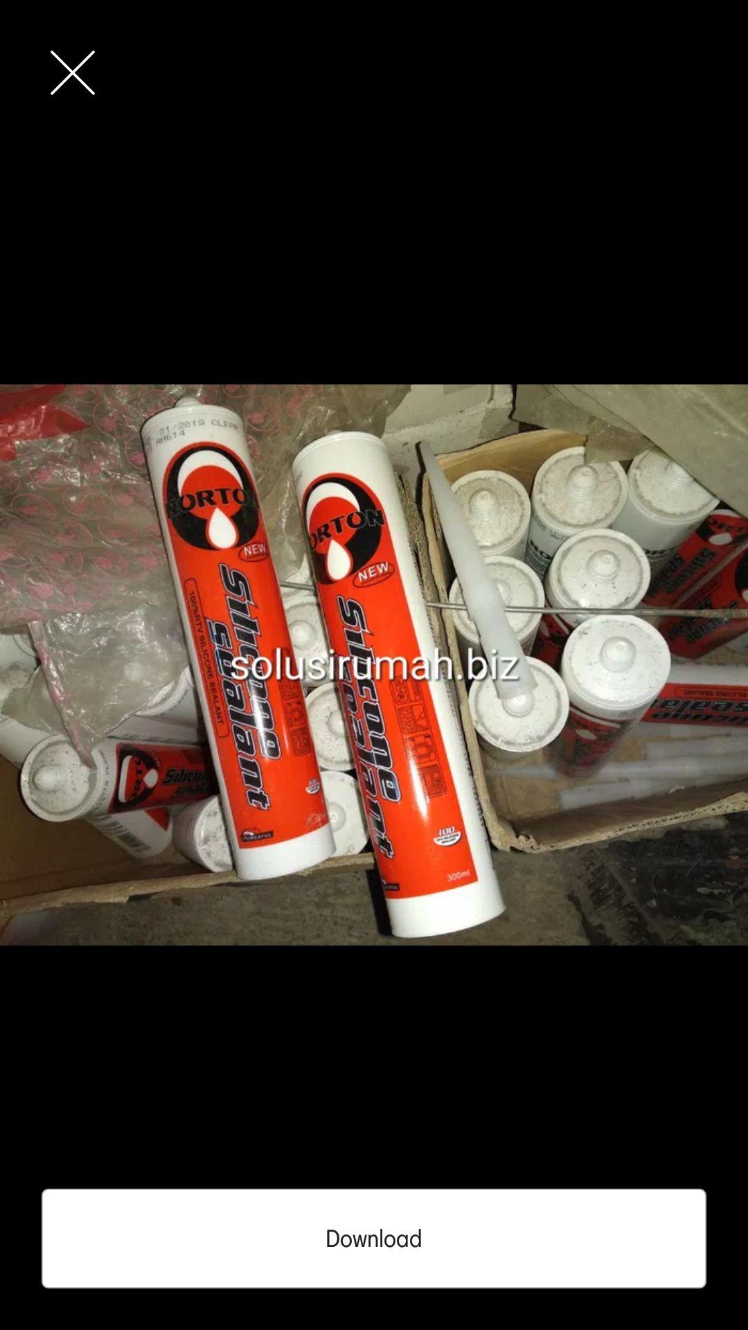 LEM KACA TABUNG black HITAM SILICONE TABUNG TEMBAK NORTON