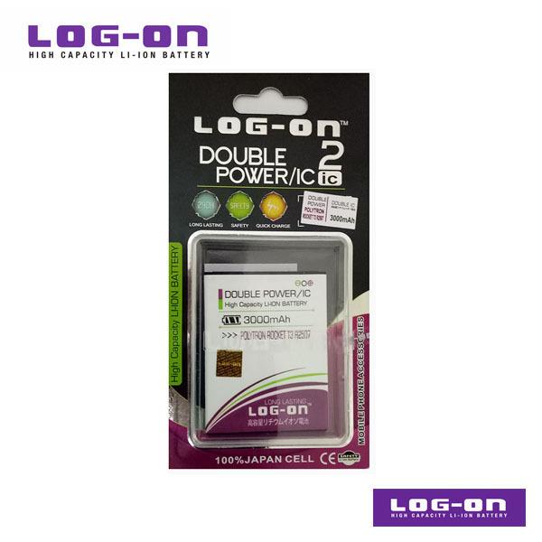 LOG-ON Battery For Polytron Rocket T3 R2507 -DoublePower & IC - Garansi 3 Bulan