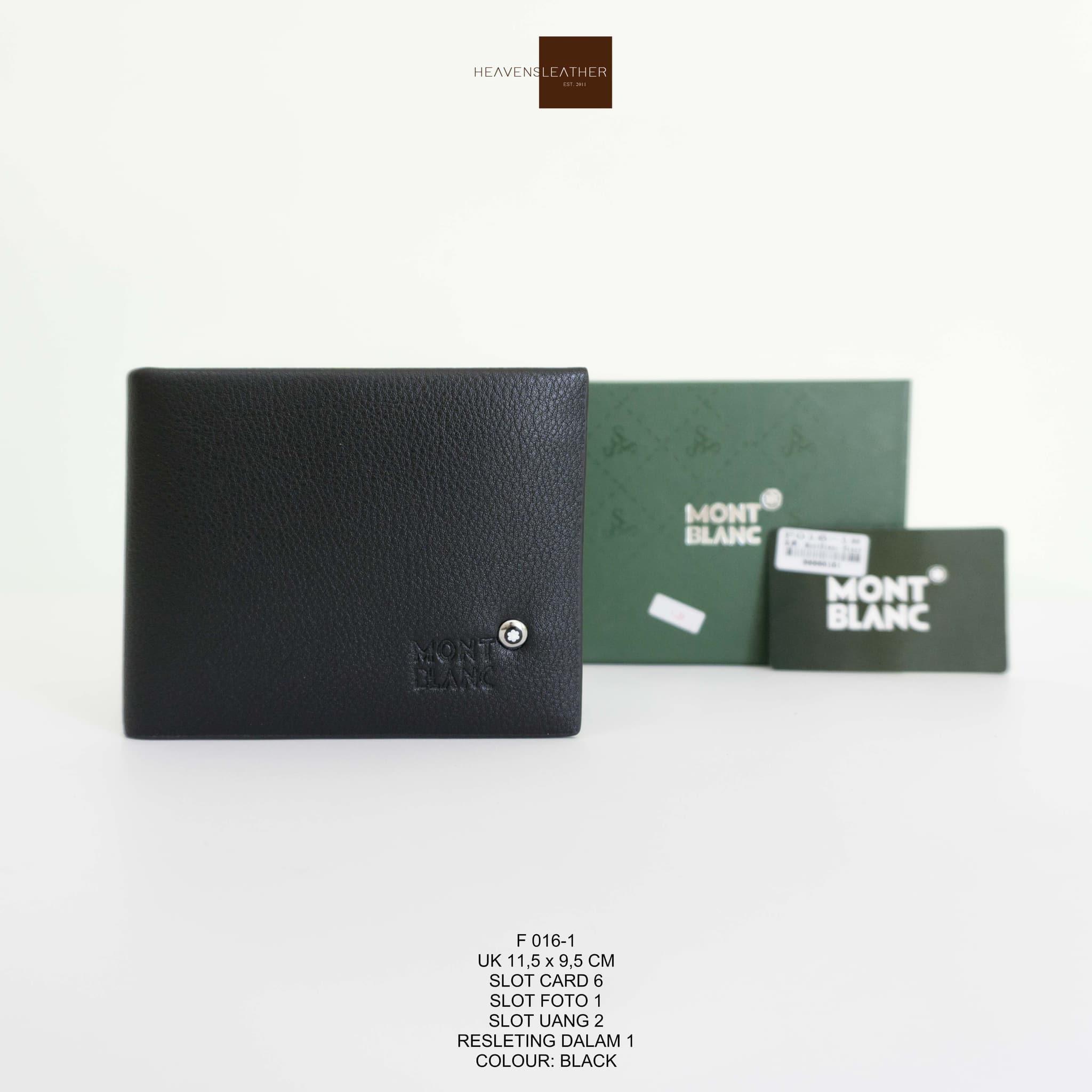 DOMPET PRIA KULIT MONT BLANC IMPORT F016-1 DOMPET COWOK DOMPET TIDUR